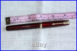 Japanese Original Real Urushi Lacquer Hand Made Fountain Pen from 1950's
