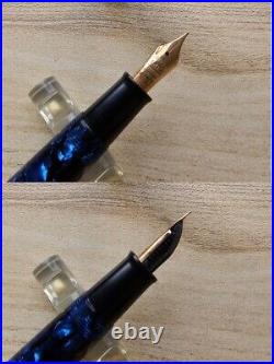 Kato Fountain Pen 14K Renaissance Blue Super Rare handmade Limited edition
