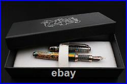 Klimt Three Of Life Pen Solid Silver Cap Bock Nib B Size Converter or Cartridges