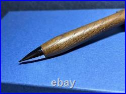 Kojiro Keyaki mechanical pencil 0.5 wooden shaft pen Kato metal handmade #c9f580