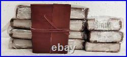 Leather Journal Diary Notebook Handmade Blank Paper Gift Notepad 3.5x5 Lot of 12