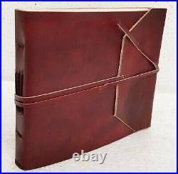 Leather Journal Diary Notebook Notepad Handmade Travel Blank Paper 10x7 Lot of 5