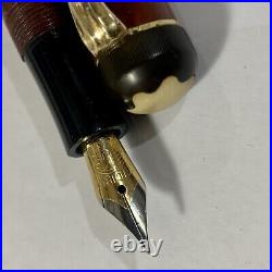 Mont Blanc 30 Masterpiece red fountain pen, Danish production, from 1935-1946