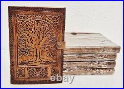 Most demanding tree of life design leather diary leather notebook lot of 5