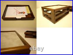 NEW 8 Fountain Pen Toyooka Craft Tray Box Wooden Case Japan Stationery Display