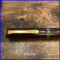 Nakaya Fountain Pen Brown Handmade Made in Japan Tame-nuri Nib Gold 14K Medium