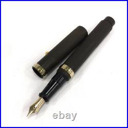 OHASIDO Handmade Fountain Pen Ebonite Black Nib 14k USED