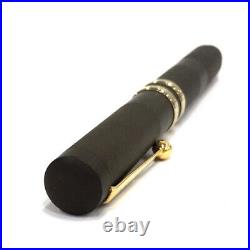 OHASIDO Handmade Fountain Pen Ebonite Black Nib 14k USED