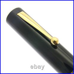 OHASIDO Lacquered Ebonite Black Hand Made Nib 14k M Fountain Pen With Box