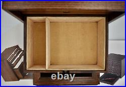 OMAS Fountain Pen Collectors Display Cabinet for 48 pens with Walnut finish