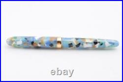 Ohashido Fountain Pen Summer Blue Handmade Made in japan Nib Steel Fine