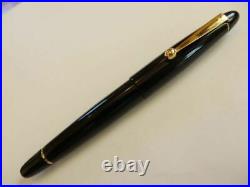 Ohashido J. S. U handmade fountain pen black lacquer 14K585 solid gold