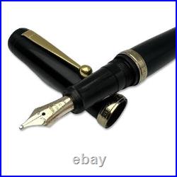 Ohashido fountain pen handmade gold gold black black