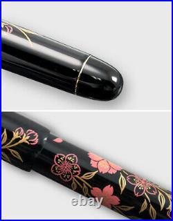 PILOT FK-3MP-SKU-F Fountain pen Hira Maki-e Cherry Blossoms 14K No. 5 Handmade