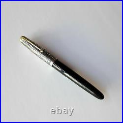 Parker 51 Oversize Fountain pen Fine Gold Nib Special Hand Made Cap Very Rare