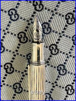 Pelikan Fountain Pen Tie Clip Sterling Silver 925 Vintage Very Rare Discontinued
