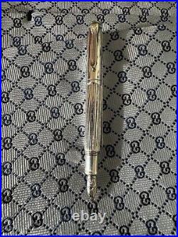 Pelikan Fountain Pen Tie Clip Sterling Silver 925 Vintage Very Rare Discontinued