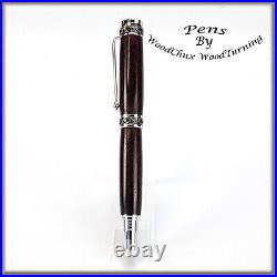 Pen HandMade Writing Ball Point Fountain Exotic Cocobolo Wood Pens VIDEO 1418