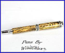 Pen Pens HandMade Writing Ball Point Fountain Exotic Bocote Wood SEE VIDEO 1131a