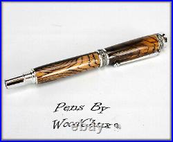 Pen Pens HandMade Writing Ball Point Fountain Exotic Cocobolo Wood VIDEO 1132a