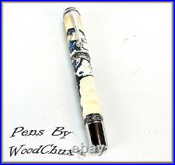 Pen Pens Handmade Rare Maple Burl Wood Rollerball Or Fountain SEE VIDEO 1133