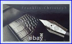 Penvelope 13 Fountain Pen Case Crocodile Brown Leather Franklin-Christoph New