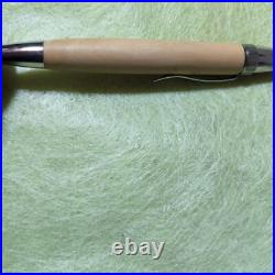 Precious wood handmade ballpoint pen purple Shikibu cloth bag service #5c6a3e