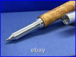 Quick-win kerosene cap ballpoint pen 0.5mm aluminum handmade #42eefa