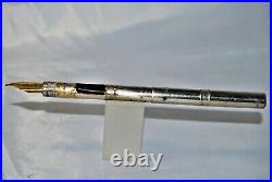 RARE 1880's All Metal Automatic Fountain ink pen