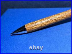 Race wood mechanical pencil 0.5 Kato metal handmade #cfba03