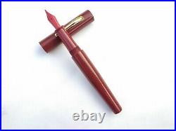 Ranga Ebonite Fountain Pen-spl Ripple Model 4-german Schmidt Nib & Converter