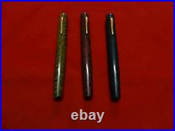 Ranga Ebonite Fountain Pen-spl Ripple Model 4-german Schmidt Nib & Converter