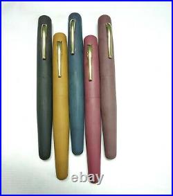 Ranga Ebonite Fountain Pen-spl Ripple Model4c-german Schmidt Screw Nib&converter
