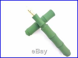Ranga Ebonite Giant Bamboo Fountain Pen-ripple Colors-german Jowo Nib&converter