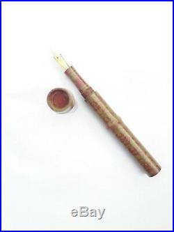 Ranga Giant Sugarcane Handmade Ebonite Fountain Pen -german Nib &converter