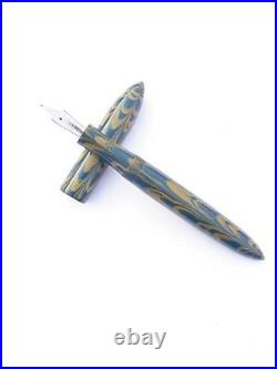 Ranga Handmade Ebonite Fountain Pen -model 8b- Clipless-german Nib &converter