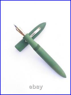 Ranga Handmade Ebonite Fountain Pen -model 8b-matte Finish-german Nib &converter