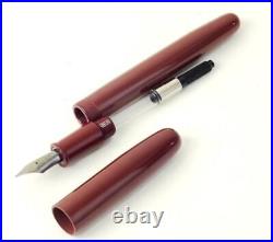Rare ebonite fountain pen with Titanium flex M nib collectible limited piece