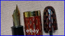 Showa Retro Handmade Fountain Pen Length 14.5cm Body Width Cap Width 1.7cm