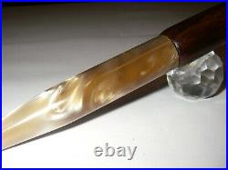 Stilografica Hot Tan Cigar Blancheurpens Beige Pearl Fountain Pen Handmade Nib