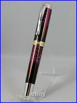 Stunning Handmade Rollerball Pen with Pheasant Feathers. Makes a great gift! #112