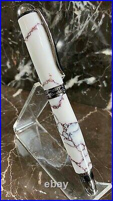 Stunning Wild Horse Jasper TruStone Fountain Pen Hand Made by HTC Creations