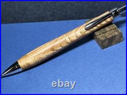 Tamo Moku mechanical pencil 0.5 wooden shaft pen Kato metal handmade #f60eed
