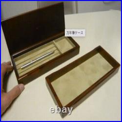 Toyooka Craft 2 tiered Wooden Fountain Pen Case sc35
