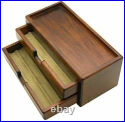 Toyooka Craft Fountain Pen Box for 8pens Kingdom Note Wood Gift Japan Drawer