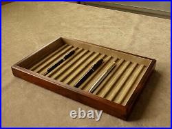 Toyooka Craft Handmade Wooden Tray 15 Slots Pen case Fountain pen case Stackable