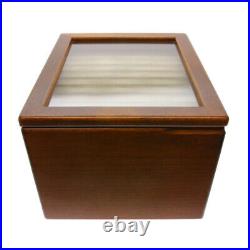 Toyooka Craft Pen Storage Box 40 fountain pens Wood Made in Japan