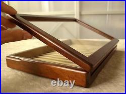 Toyooka Craft SC112 Pen Tray 15 fountain pens Alder wood with Fixed Lid