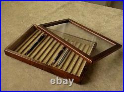 Toyooka Craft Wooden Pen tray (With cover) sc111 tray of 15 fountain pens