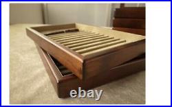 Toyooka Craft Wooden Pen tray Without lid sc109 Tray of 15 fountain pens 3set YI
